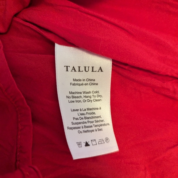 Aritzia Red Talula Lipinski Dress Size 4 - Picture 6 of 7
